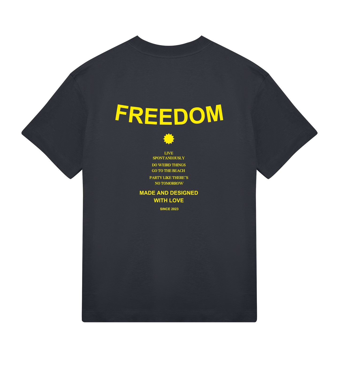 black freedom tee