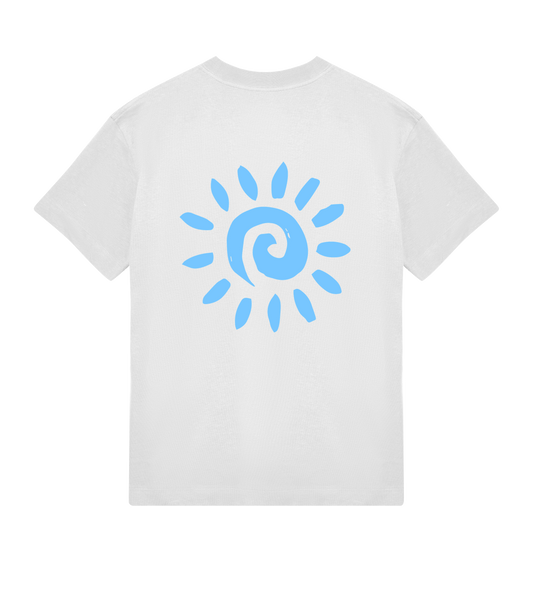 light blue sun tee