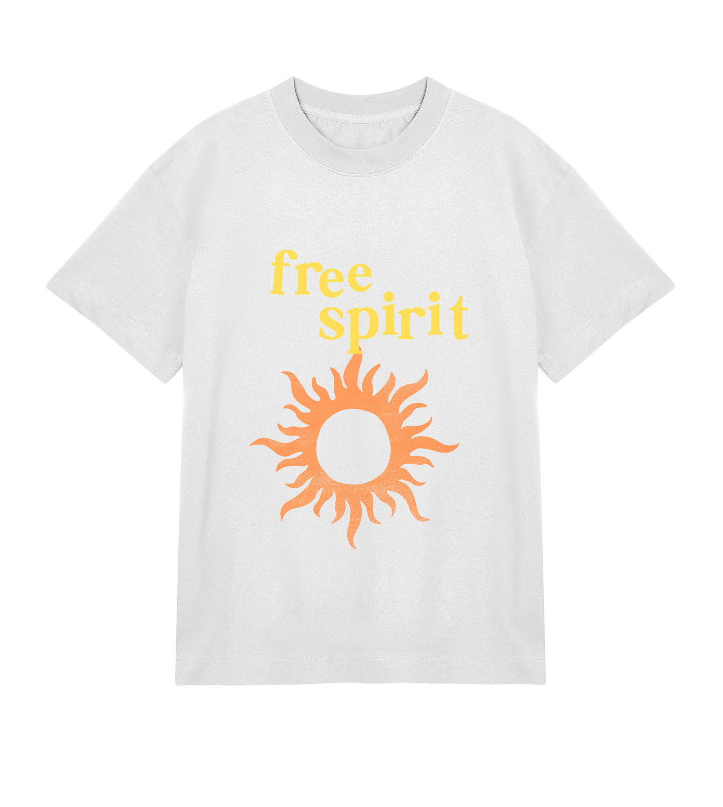 orange sun tee